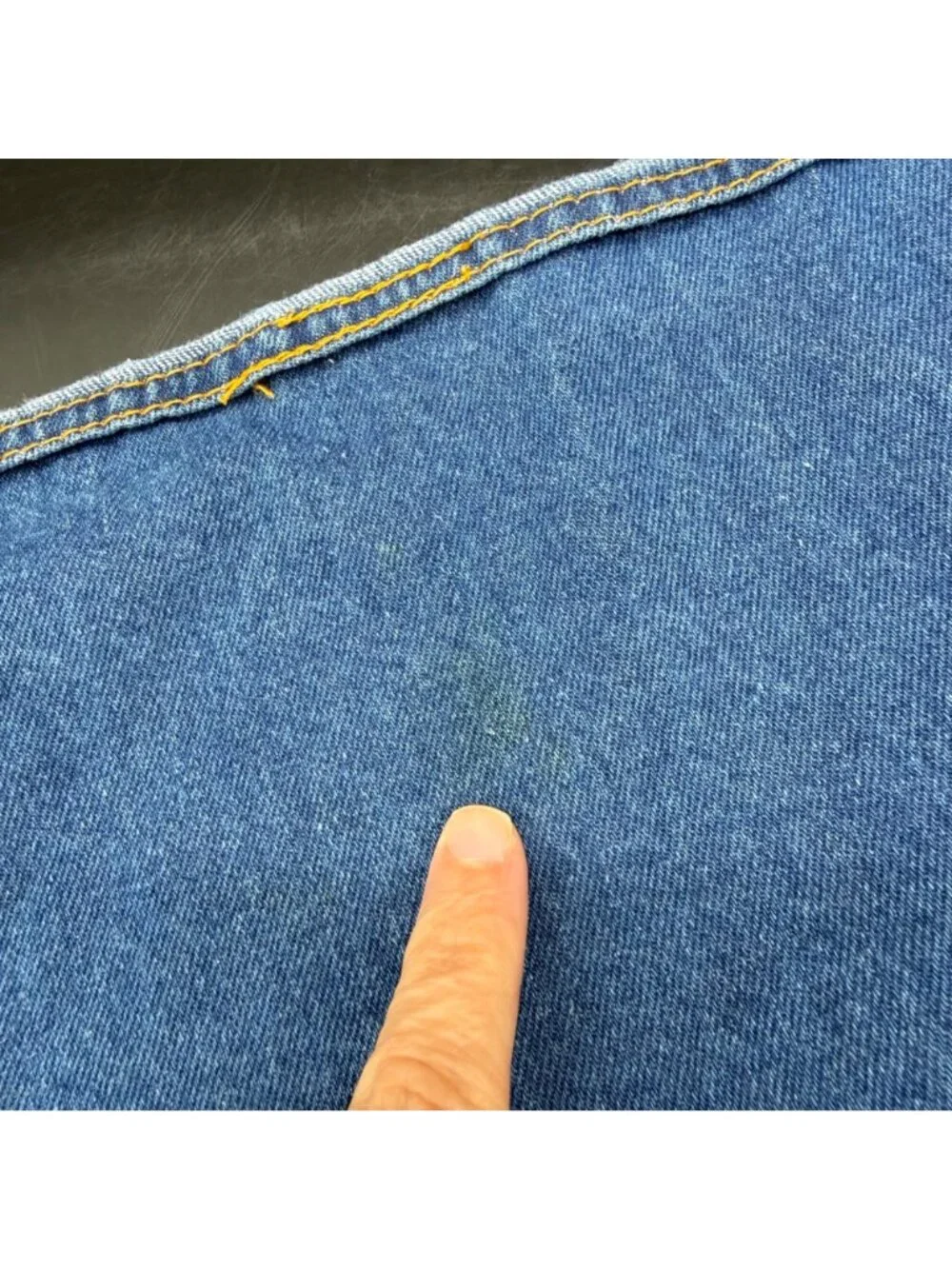Vintage Placemats Handmade Denim Pockets County Western Retro Table Linens Blue